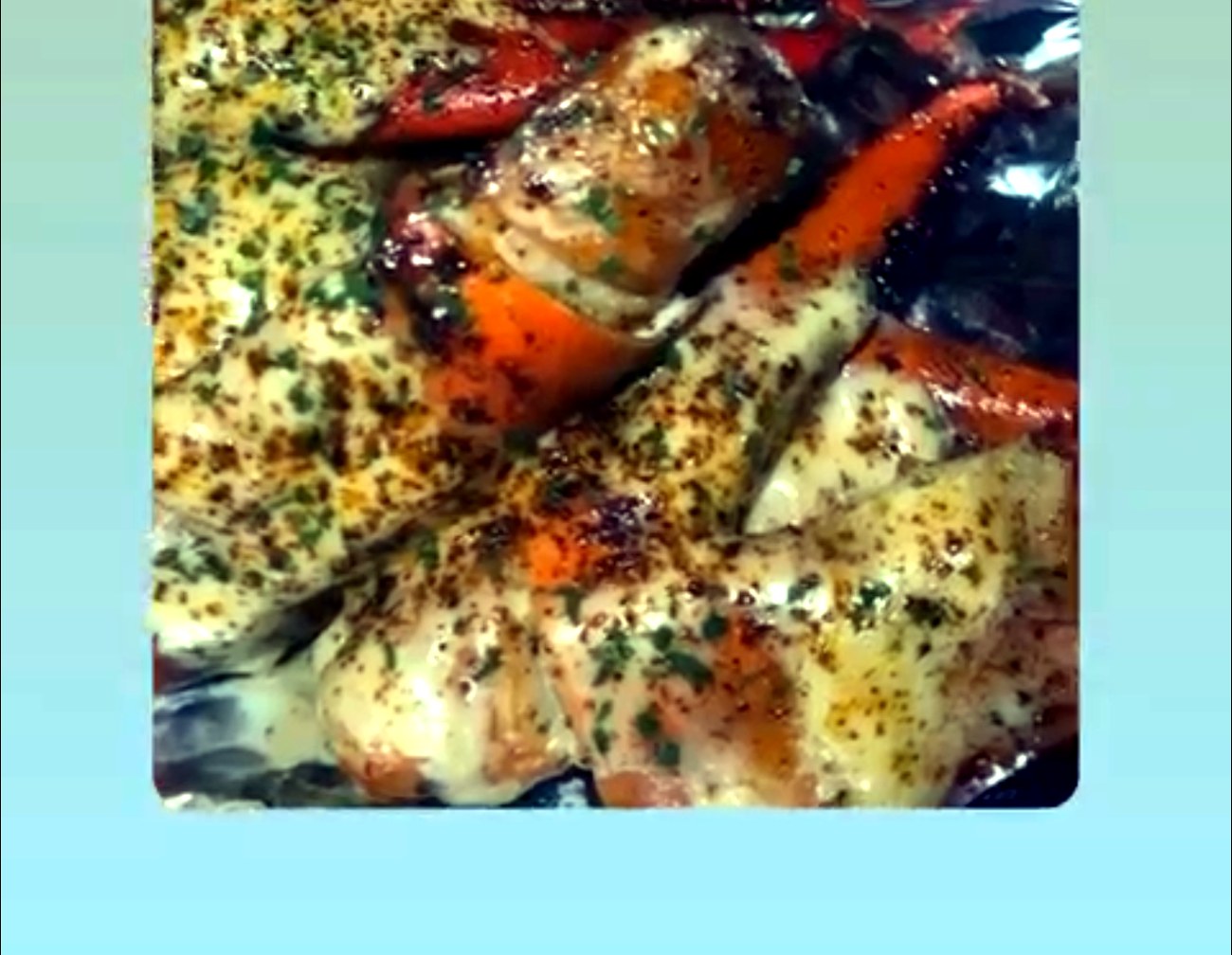 Seasoned crab legs