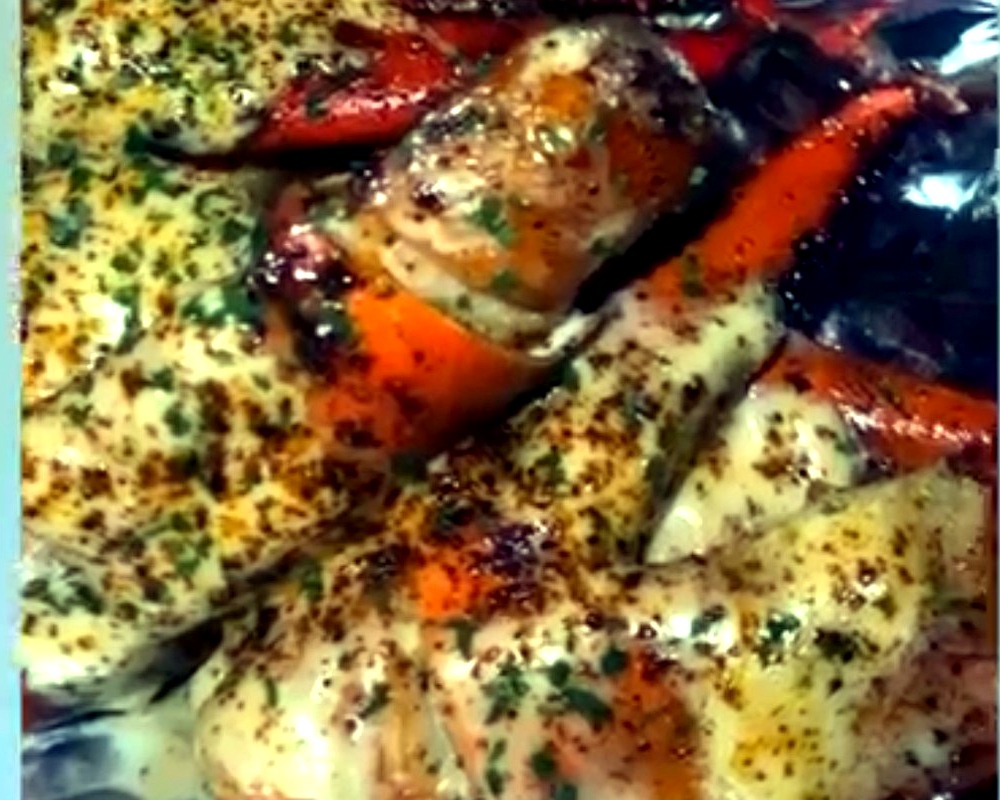 Seasoned seafood from Sky’s Kitchen