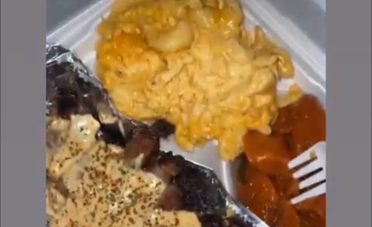 Mac and cheese with candied yams